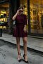 Mini Skirt Suit with Stone Collar and Embellishments 10002 R4-I-K3 - 5