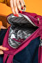 Burgundy Unisex Backpack, Crinkle Fabric, Single Arm Adjustable Body Bag and Chest Bag, 30X20Cm - 3