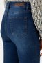 Women's Dark Blue Slim Flare Jean Trousers 50308102-Dn0023 - 6