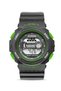 Rwr Collection Young-Kids Digital Green Silicone Wrist Watch Tctsr004504S0280