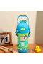 Stainless Steel Kids Puzzle Swirl Water Bottle with Straw & Strap Double Wall Vacuum Insulate - 3
