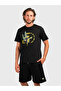 Contrast Patterned T-Shirt F4Gi08I3Z11