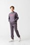 Phoenix Spirit Printed Kangaroo Pocket Boys Bottom Top Tracksuit Set - 2