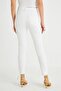 Women's White Skinny Pants - 4