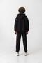 New York Brooklyn Printed Kangaroo Pocket Side Piping Boys Bottom Top Tracksuit Set - 5