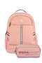 Us Polo Assn 25067-24442 School Backpack with Pen Case Student Daily Powder