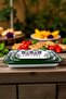 28-22-13 No. Enamel Square Plate Mezze Breakfast Camping Picnic - 4