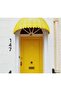 Wall - Door Number Size 15 cm - 3 mm Laser Cut Black Plexiglass Self Adhesive No -7 Seven - 7