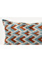 Silk Velvet Ikat Decorative Throw Pillow Case - 2
