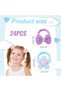 Toddler Girls Hair Ties, 24PCS Baby Flower Bows Hair Tie Cute Elastic Scrunchies, Seamless Ponytail Holders, Little Girls Hair Accessories for Thick Hair, Candy Colors - 2