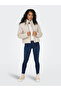 Dolly Corduroy Puffer Stand Collar Beige Women's Coat 15304768 - 4
