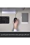 لوحة مفاتيح وفأرة سلكية MK120 لنظام التشغيل Windows، ماوس سلكي بصري، توصيل وتشغيل عبر USB، سيليكون كامل - 5