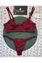 Pointy Love Transparent Soft Tulle Shiny Polka Dot Underwire Stylish Bra Set - 2