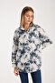 Batik Patterned Modal Loose Oversize Shirt - 7