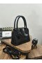 Black Patent Leather Arm and Shoulder Bag Width 20 cm Length 17 cm - 2
