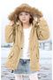 Girl's Waterproof Machine Washable Canvas Fabric Thick Winter Coat - 5