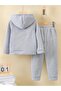 Winter Girl Boy Tracksuit Set 5 6 7 8 9 10 11 12 Years Cat - 2