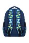 Licensed Kids Crocodile Patterned Boys' Primary School and Kindergarten School Bag Set of 3 Green - Navy Blue - 7
