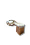 Silver Genuine Skin Leather Heeled Women's Slippers - 8