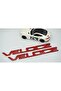 مجموعة شعار Alfa Romeo Veloce باللون الأحمر ABS - 4