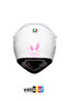 Cute Bunny Motor Helmet Sticker, Auto Sticker 12X9Cm