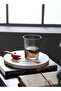 235 ml Electroplated V-shaped Striped Cup Glass Water Cup - 2