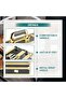 Black & Gold Large Aluminum Barber Tool Box Case - 4