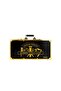 Black & Gold Large Aluminum Barber Tool Box Case