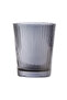 235 ml Electroplated V-shaped Striped Cup Glass Water Cup