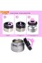 Kids Bento Lunch Box with Thermos Jar – Leakproof Stainless Steel 4 Compartment Lunch - 8