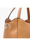Solid Tote Bag with Double Handle and Adjustable Strap - 6