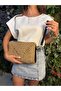 حقيبة كلاتش من Soho Wicker Look مصنوعة من مزيج من الجلد - 2