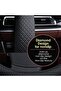 PU Leather Universal Car Steering Wheel Cover, 15in or 38cm (Black) - 4