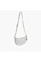 Quilted Crossbody Bag with Zip Closure and Chain Strap - 4