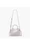Textured Tote Bag with Zip Closure and Top Handle - 3