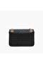 Quilted Hand Bag with Chain Strap and Flap Closure - 3