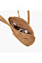Corduroy Tote Bag with Double Handle and Zip Closure - 7