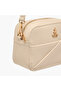 Textured Crossbody Bag with Detachable Strap - 6