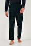 Plaid Regular Fit High Waist Pocket Crew Neck Pajama Set Men's Pajama Set 6574002 - 6