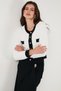 Premium Fitted Fit Crew Neck Buttoned Pile Knitwear Cardigan Cardigan 680Hi00549 - 6