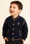 Boys Space Club Varsity Fleece Jacket – Navy