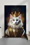 1 طاولة MDF ذات مظهر خشبي بطابع King Cat - 2