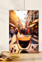 1 قطعة طاولة MDF ذات مظهر خشبي مكتوب عليها Pure Passion Every Sip Espresso