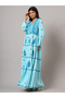 Hand Embroidered Lucknowi Chikankari Rayon Jalabiya-AL3935 - 4