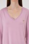 Women's Light Magnolia V-Neck Sweatshirt - 4