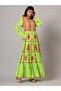 Hand Embroidered Lucknowi Chikankari Rayon Jalabiya-AL3935 - 3