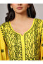Hand Embroidered Lucknowi Chikankari Rayon Jalabiya-AL3935 - 5