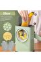 cleaningtool Rotary Cheese Grater, Upgraded Cheese Shredder with Handle, 3 in 1 Vegetable Cutter - 3