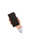 Men's Black Genuine Leather Handheld Portfolio Phone Holder Card Holder and Wallet - 3