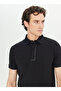 Black Men's Polo Neck Slim Fit Polo T-Shirt Ace091252012_Syh - 4